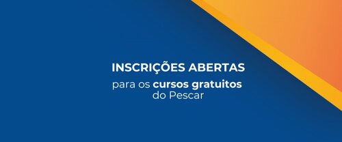 Inscrições abertas para turmas do Projeto Pescar